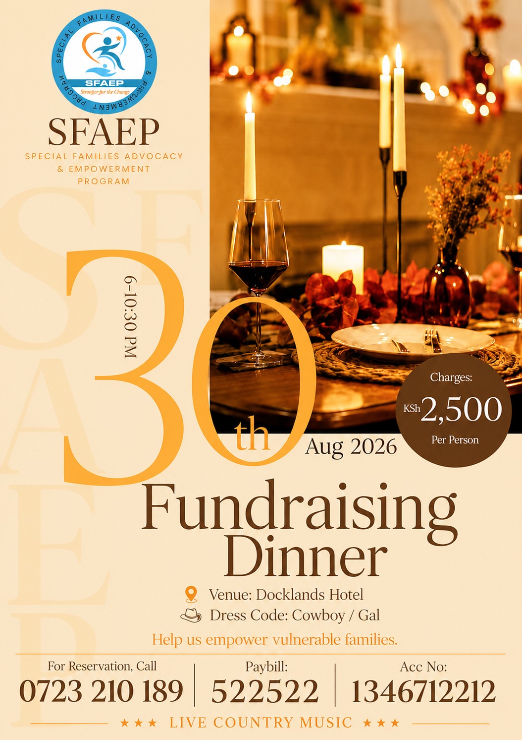 SFAEP FUNDRAISING DINNER